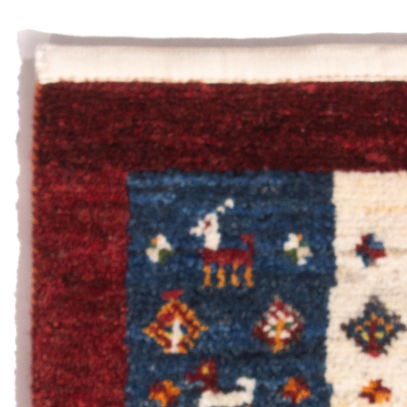 Persisk Gabbeh Tæppe 60x40cm - Perserteppich Wollteppich