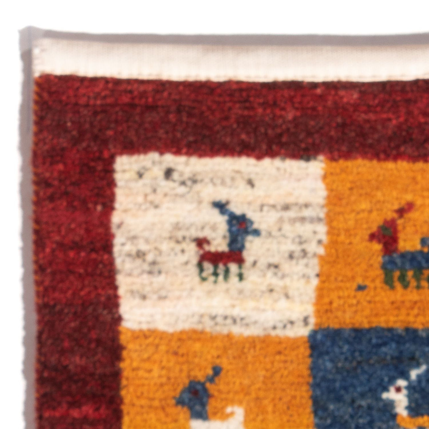 Persisk Gabbeh Tæppe 60x40cm - Perserteppich Wollteppich