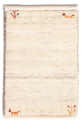 Gabbeh-tæppe - Persisk - 60 x 40 cm - creme