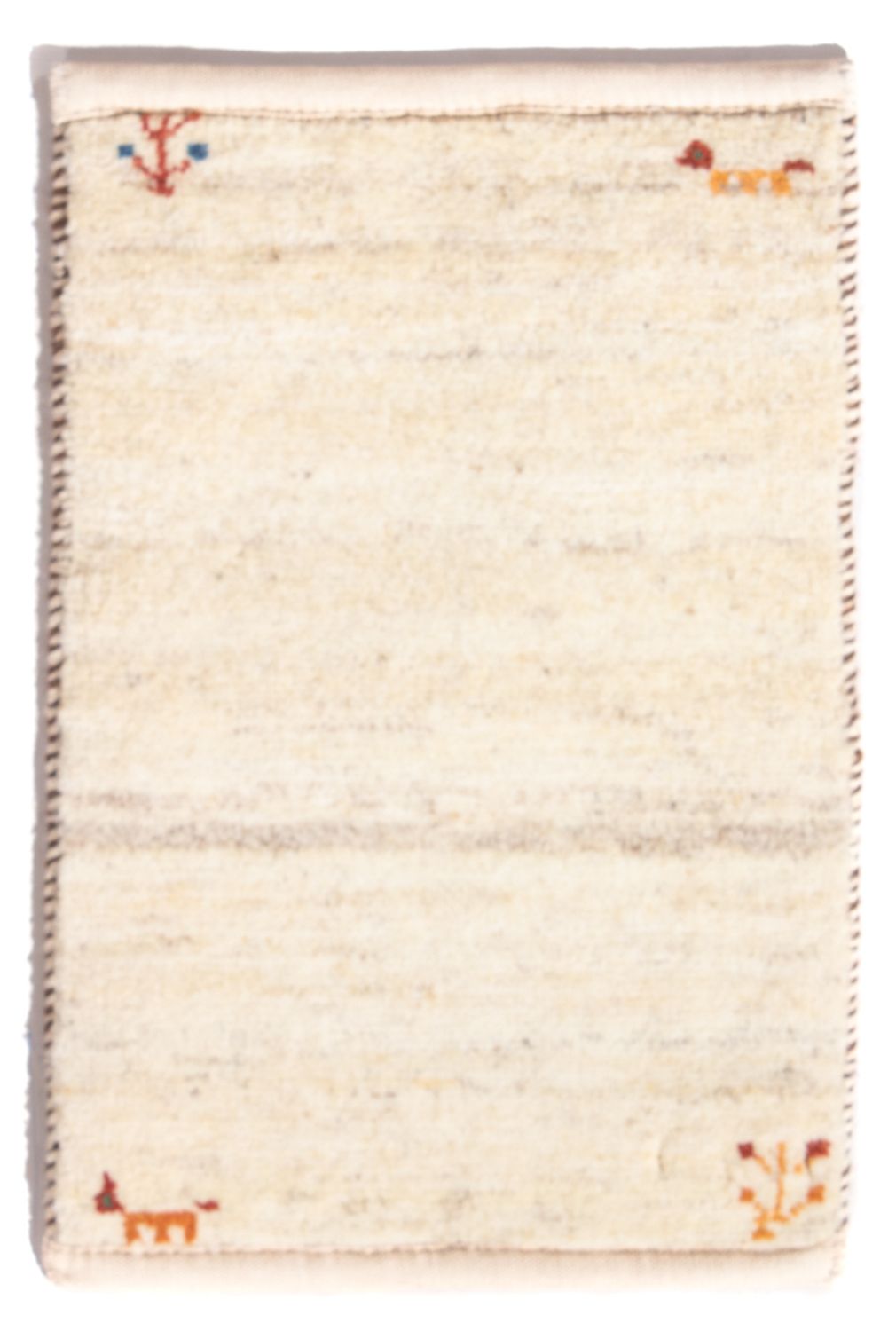 Gabbeh-tæppe - Persisk - 60 x 40 cm - creme
