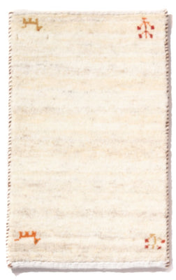Gabbeh-tæppe - Persisk - 60 x 40 cm - creme
