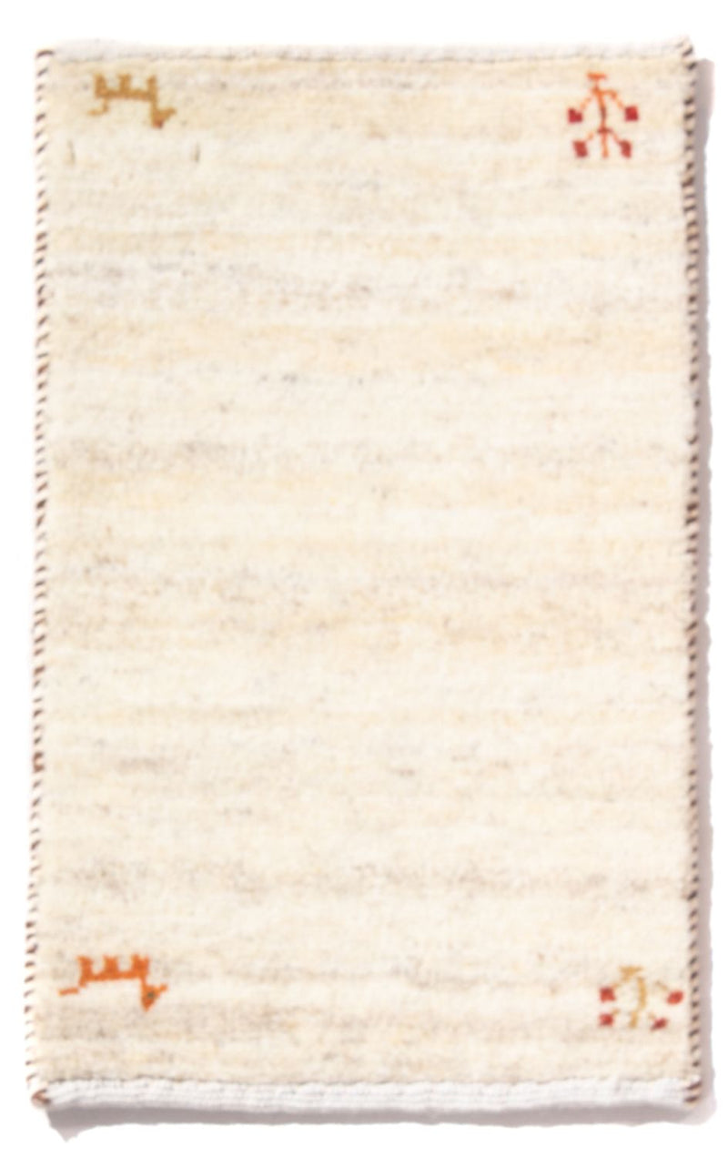 Gabbeh-tæppe - Persisk - 60 x 40 cm - creme