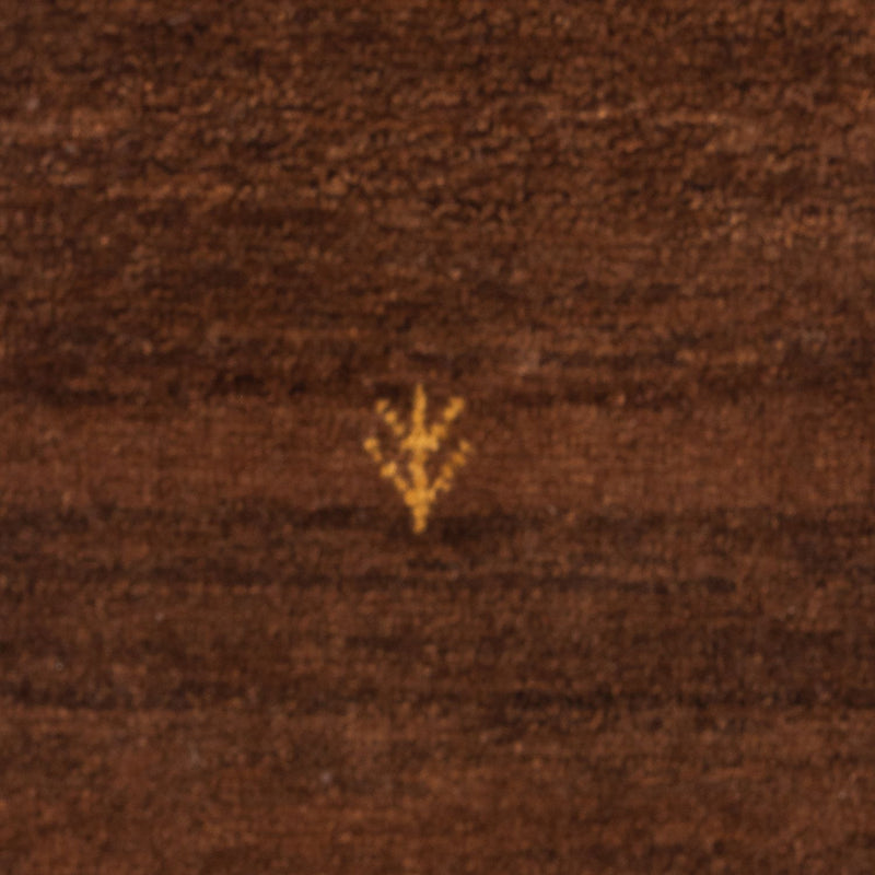 Gabbeh-tæppe - Persisk - 60 x 40 cm - mørk kamel