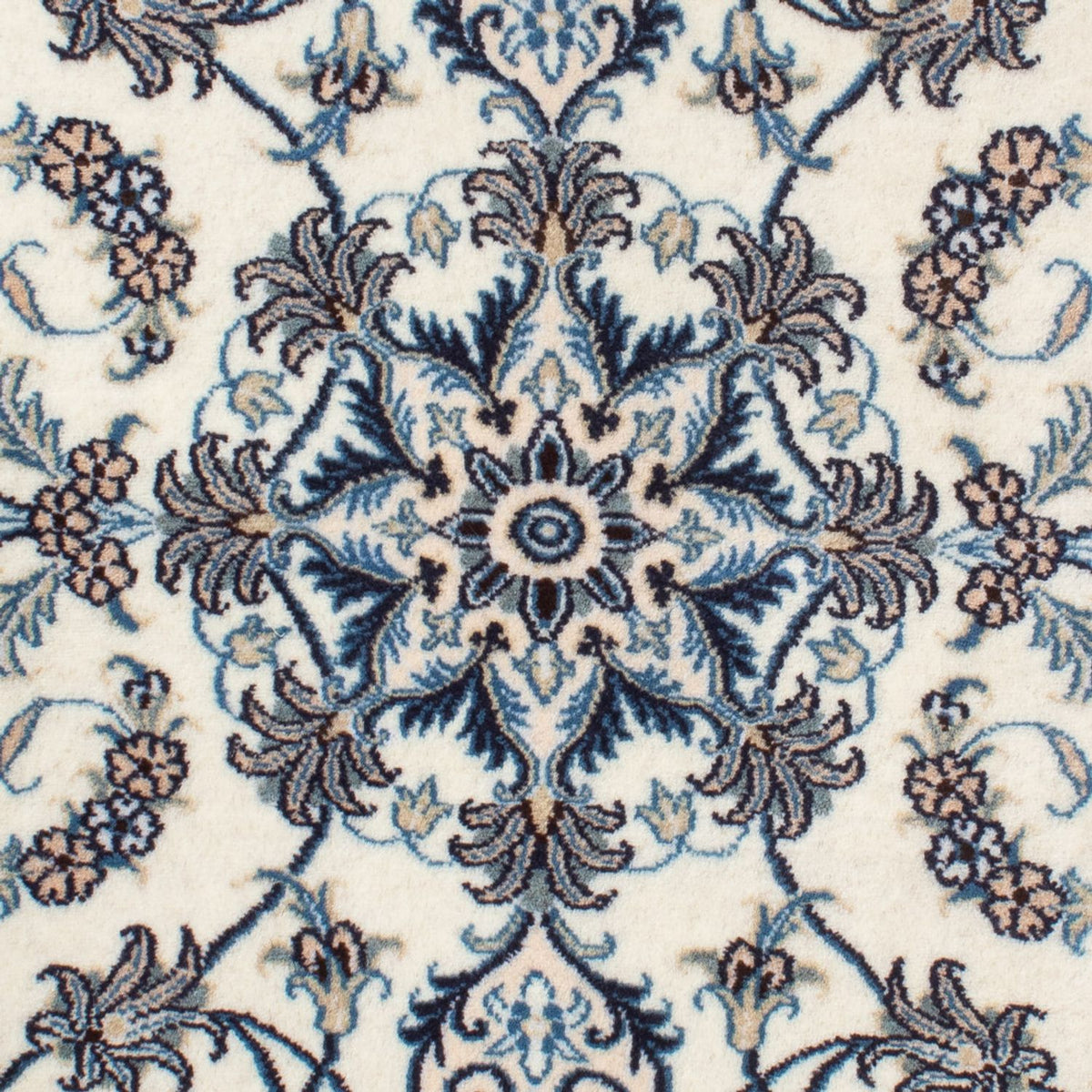 Persisk tæppe - Nain - 139 x 88 cm - creme