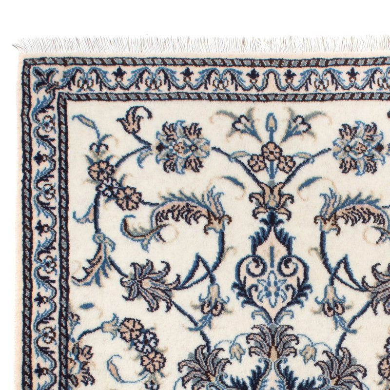 Persisk tæppe - Nain - 139 x 88 cm - creme