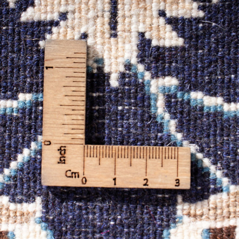 Persisk tæppe - Nain - 135 x 69 cm - mørkeblå