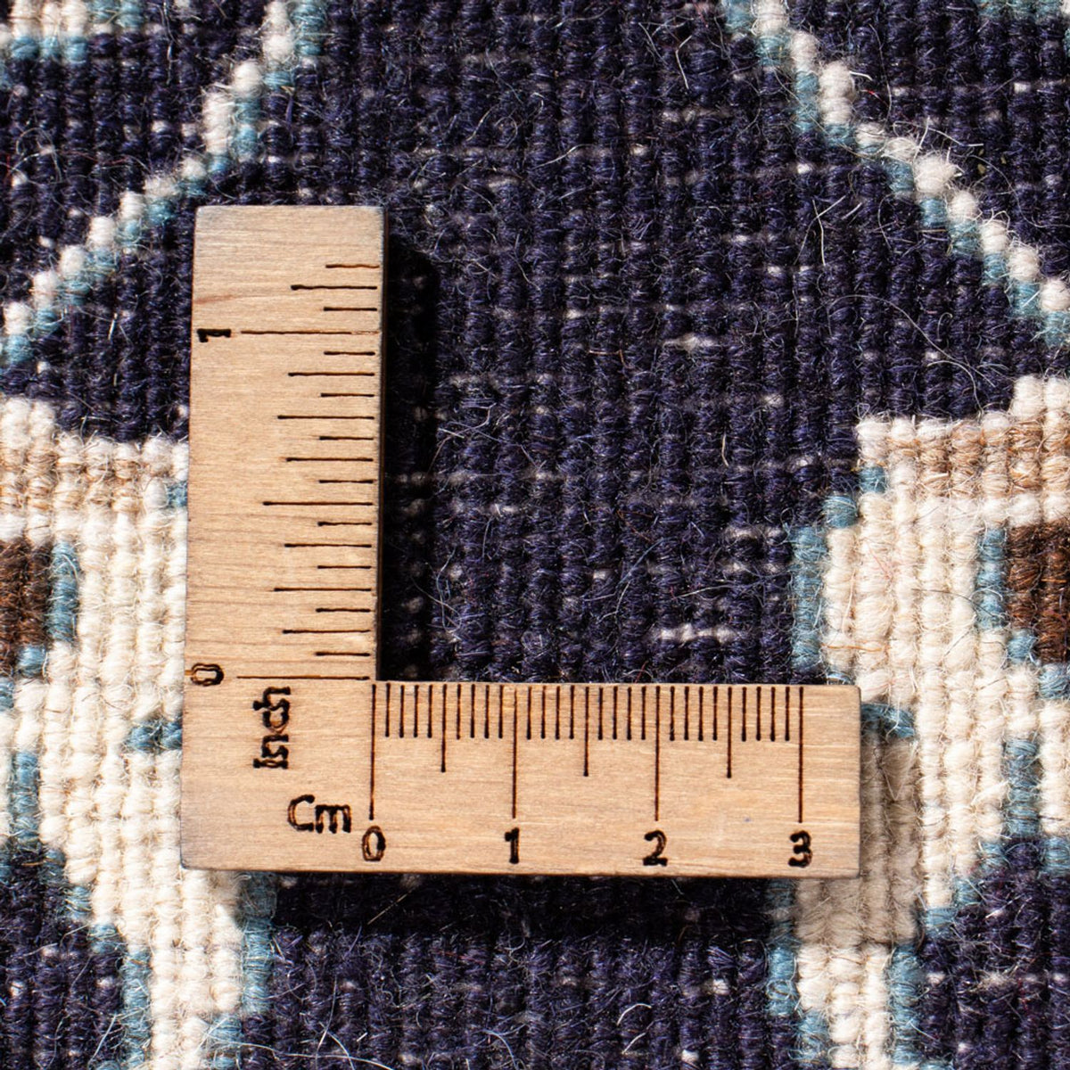 Persisk tæppe - Nain - 143 x 69 cm - mørkeblå