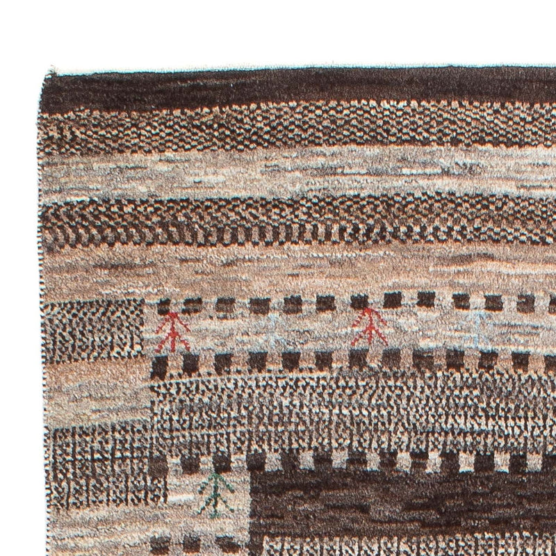 Løber Gabbeh Tæppe - Loribaft Persisk - 197 x 82 cm - natur