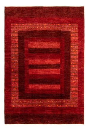 Gabbeh Tæppe - Loribaft Persisk - 286 x 204 cm - rød