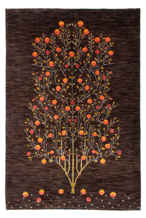 Gabbeh Tæppe - Loribaft Persisk - 260 x 172 cm - brun