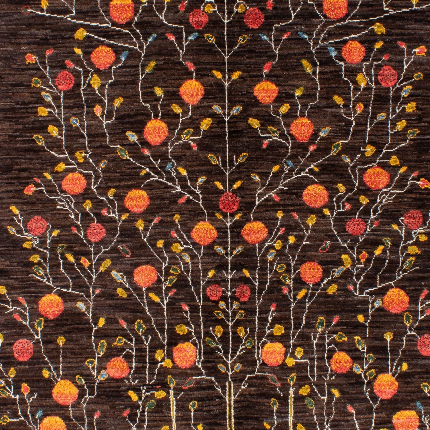 Gabbeh Tæppe - Loribaft Persisk - 260 x 172 cm - brun