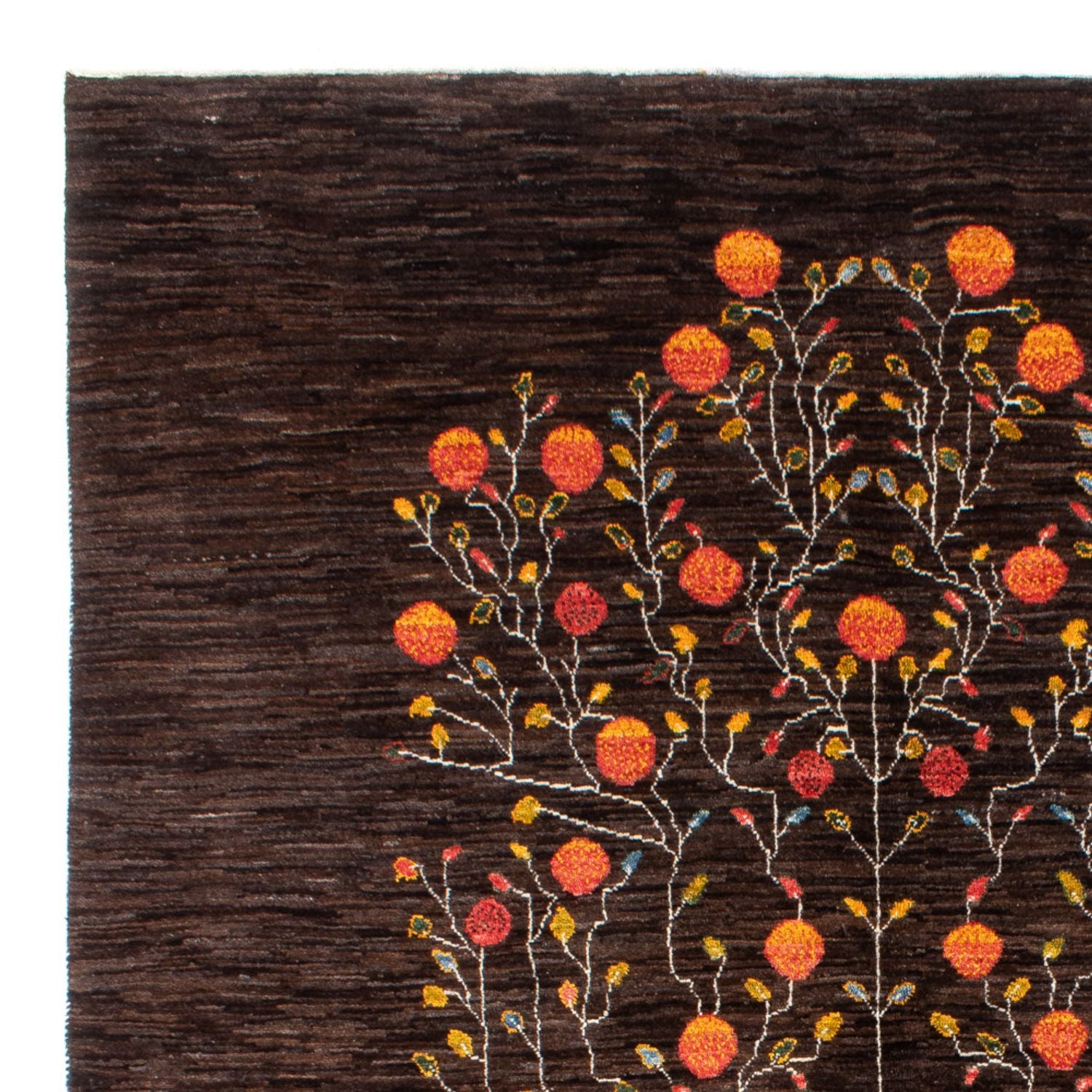 Gabbeh Tæppe - Loribaft Persisk - 260 x 172 cm - brun