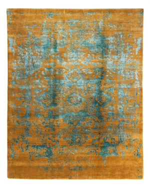 Designer tæppe - 300 x 250 cm - turkis