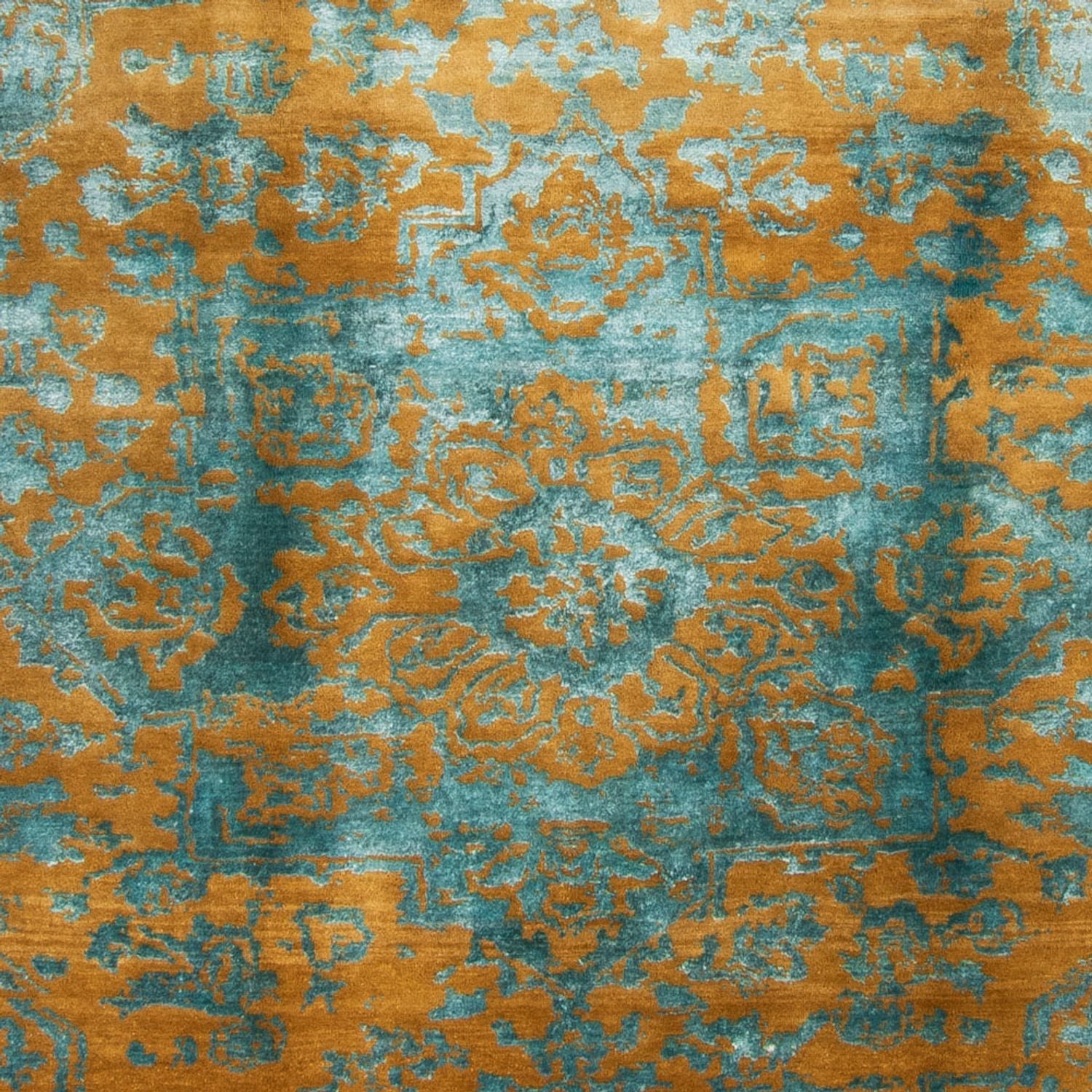Designer tæppe - 300 x 250 cm - turkis