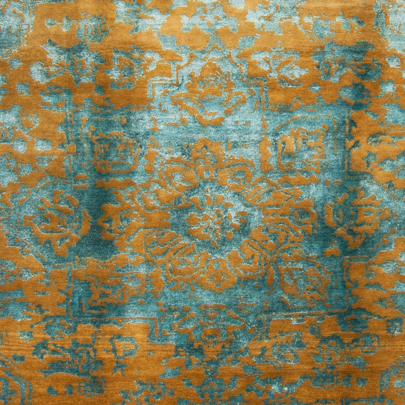 Designer tæppe - 300 x 250 cm - turkis