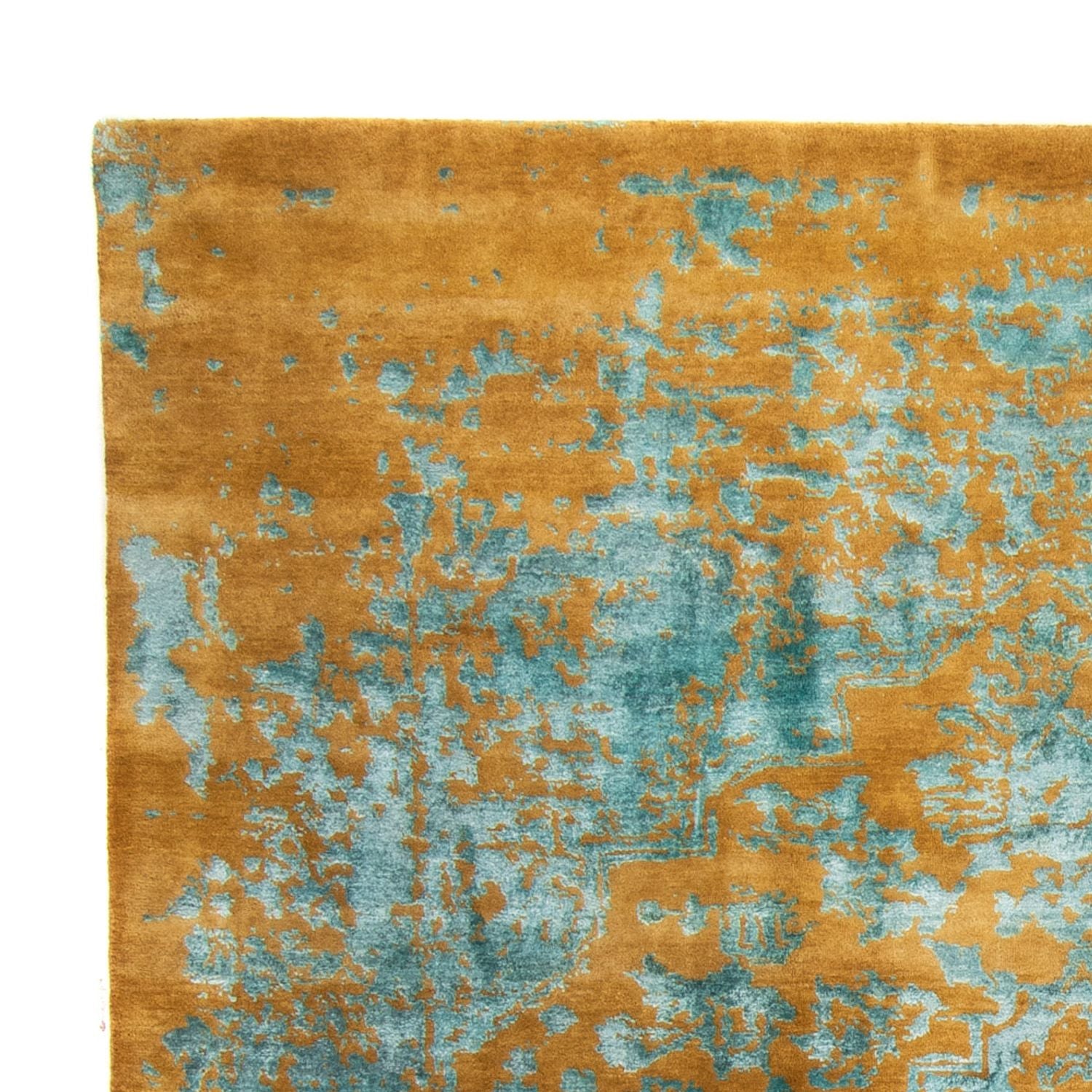 Designer tæppe - 300 x 250 cm - turkis