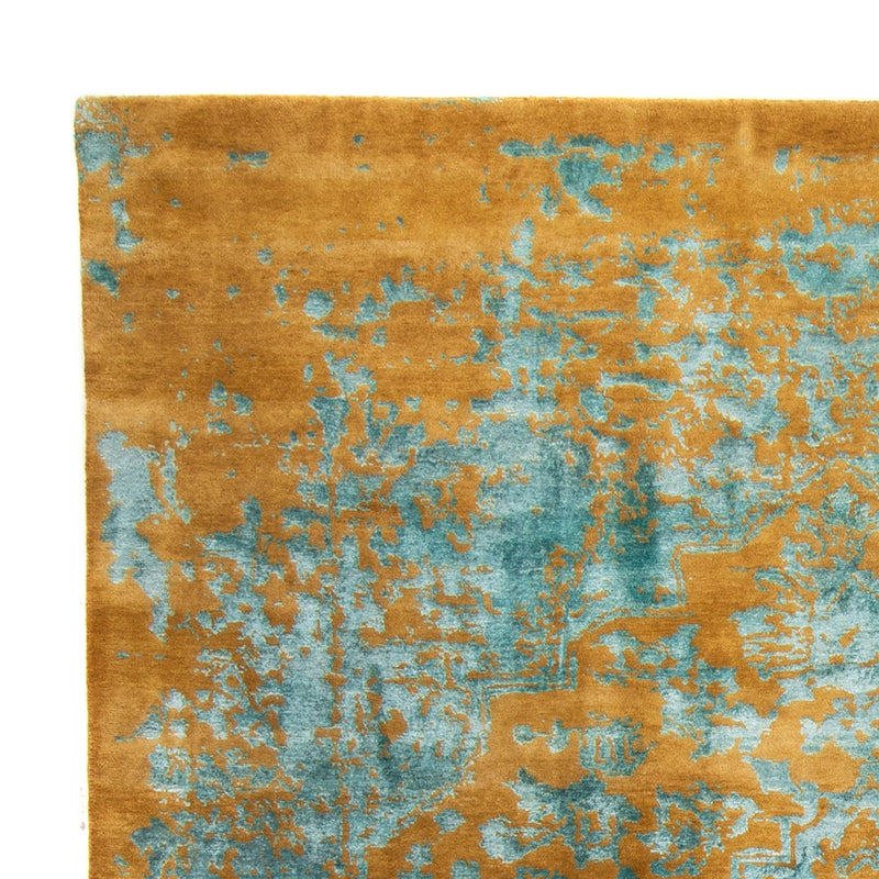 Designer tæppe - 300 x 250 cm - turkis