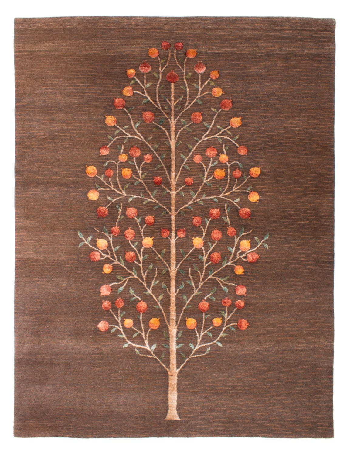 Designer tæppe - 249 x 187 cm - brun