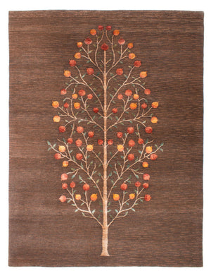 Designer tæppe - 249 x 187 cm - brun