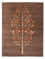 Designer tæppe - 249 x 187 cm - brun