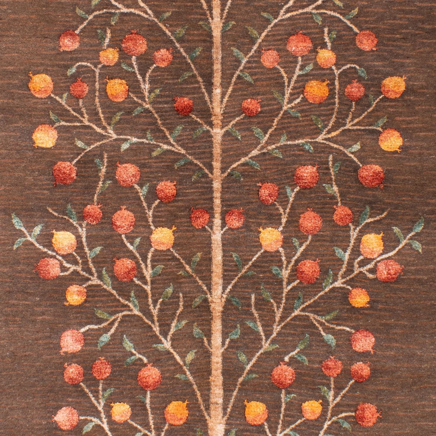 Designer tæppe - 249 x 187 cm - brun