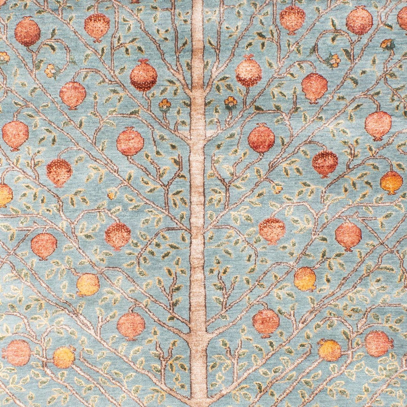 Designer tæppe - 253 x 184 cm - turkis