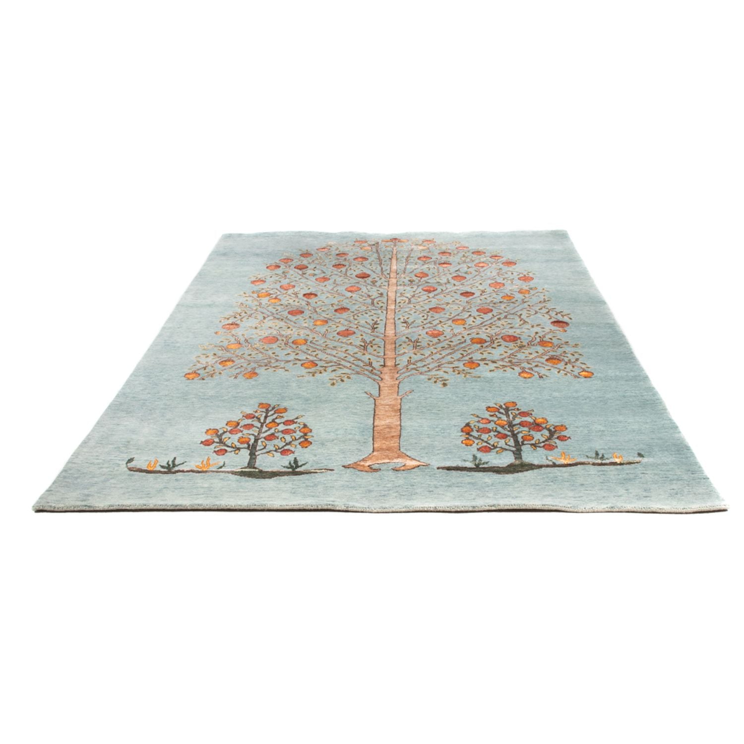 Designer tæppe - 253 x 184 cm - turkis