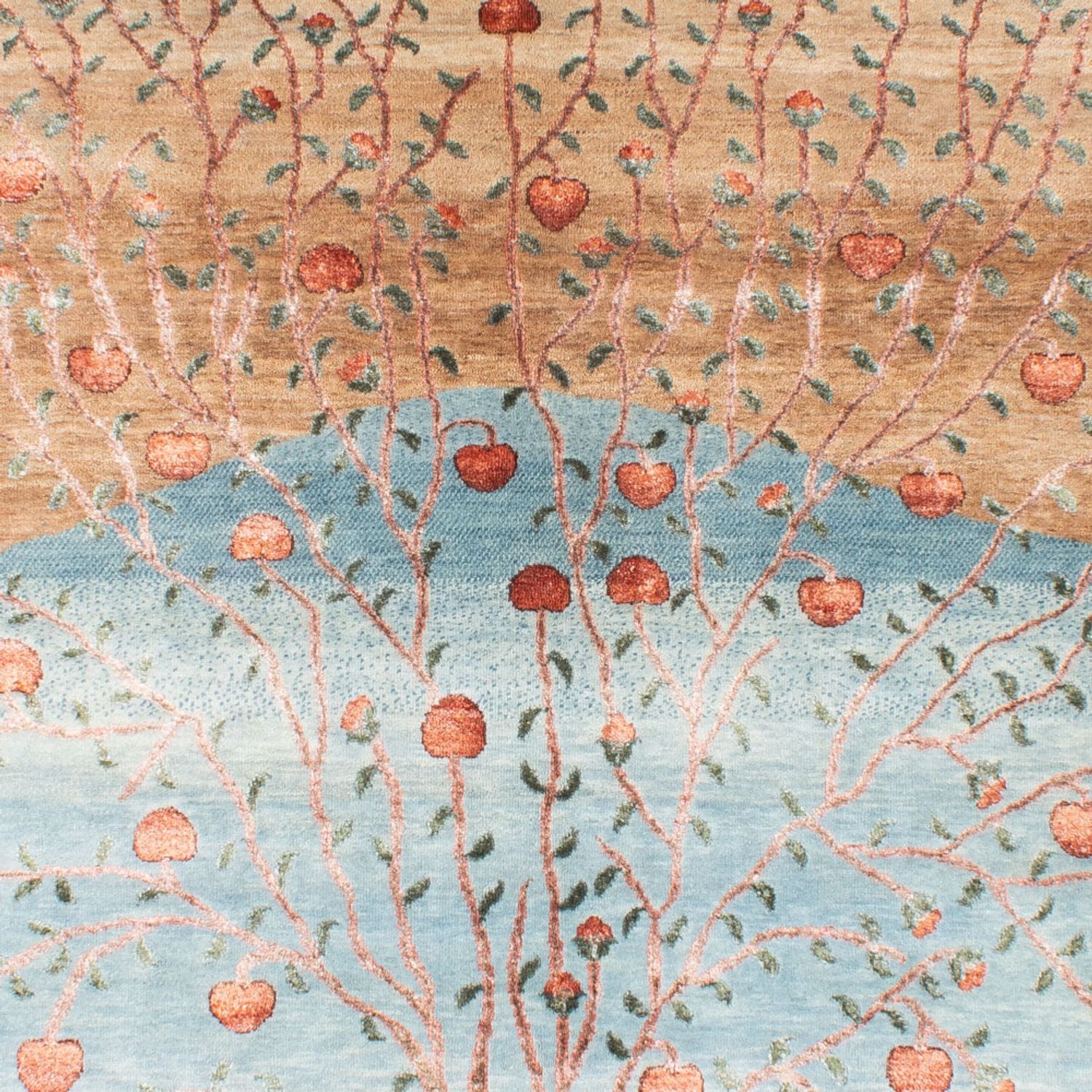 Designer tæppe - 260 x 188 cm - blå