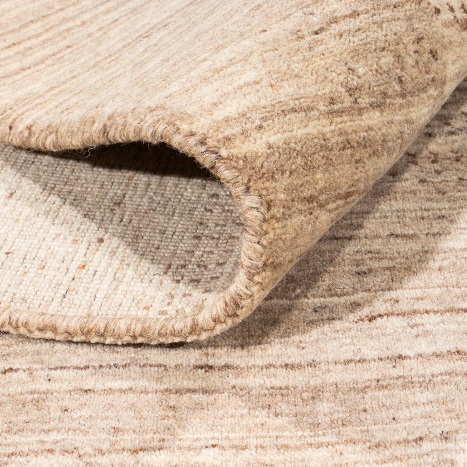 Gabbeh Tæppe - Loribaft Softy - 198 x 126 cm - beige