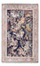 Silketæppe - Kashmir Silk - 215 x 133 cm - mørkeblå