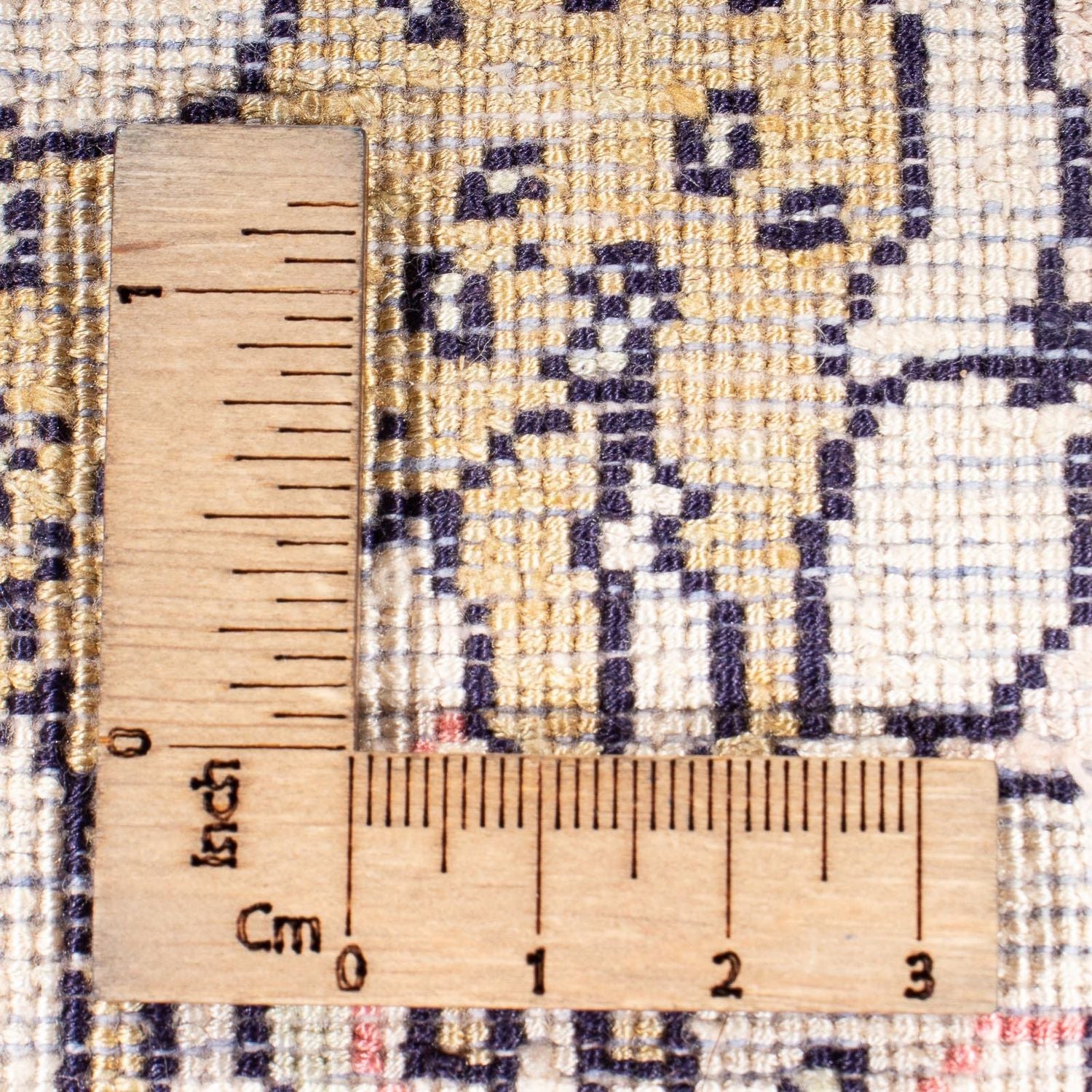 Silketæppe - Kashmir Silk - 215 x 133 cm - mørkeblå