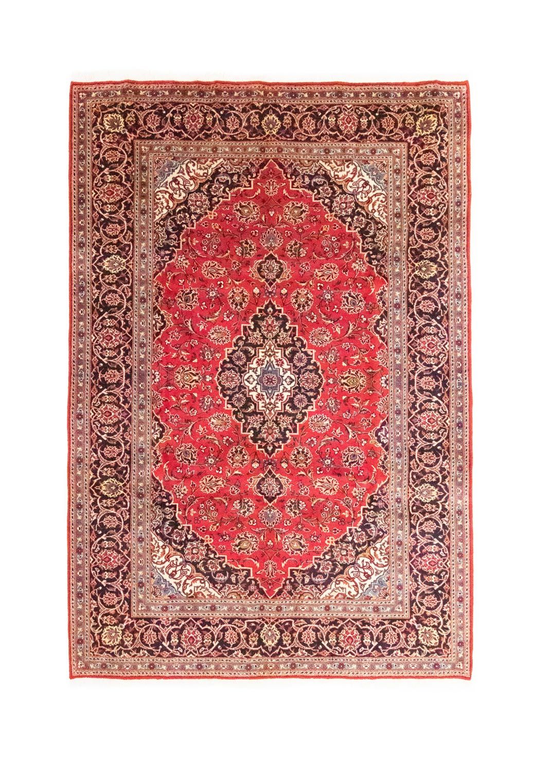 Persisk tæppe - Keshan - 303 x 202 cm - rød