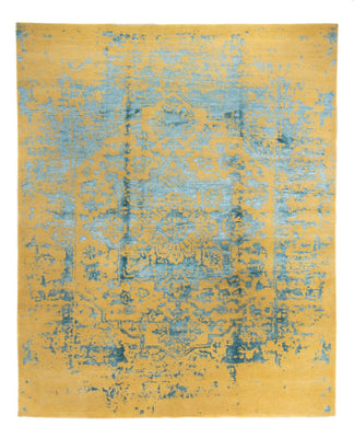 Designer tæppe - 305 x 251 cm - turkis