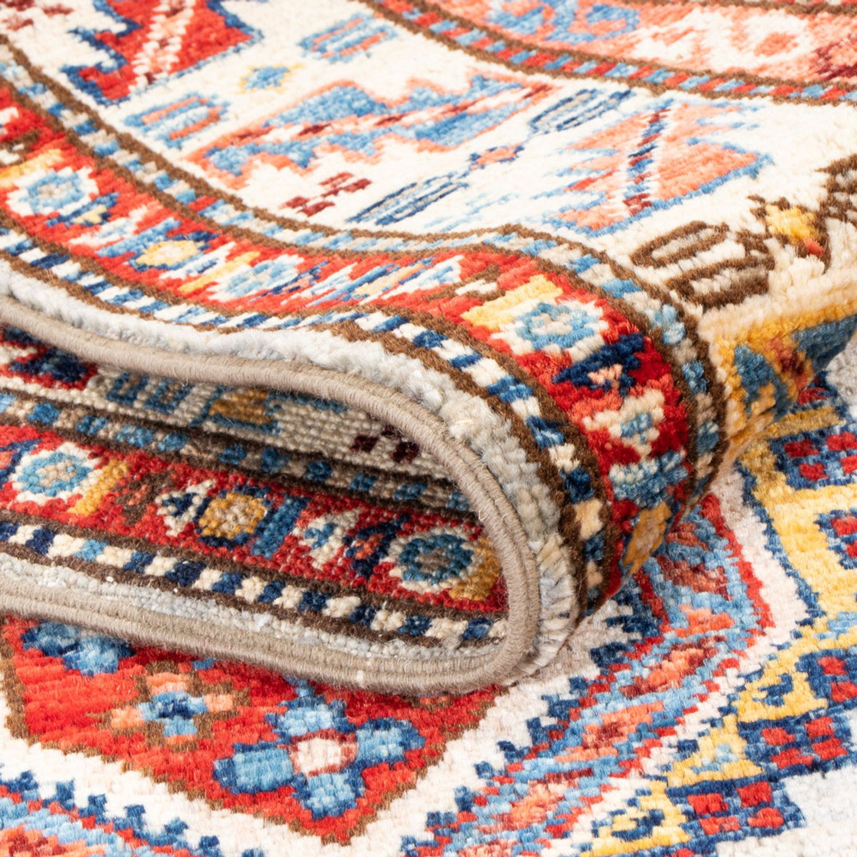Løber Ziegler Carpet - Kazak - 228 x 74 cm - lyseblå