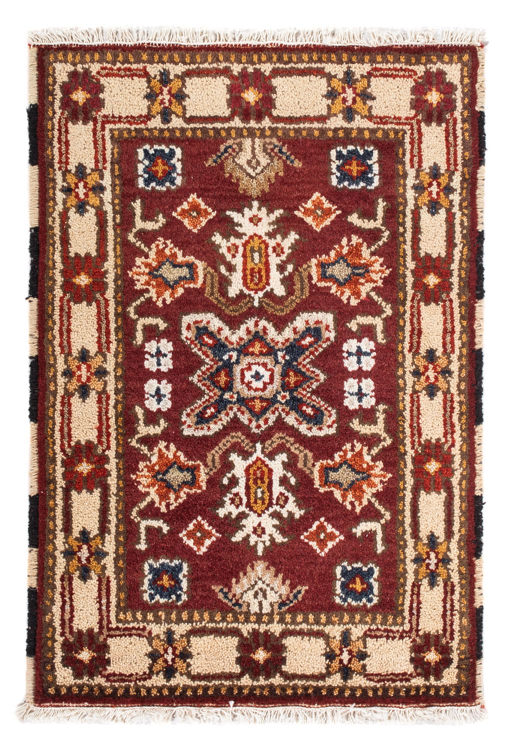 Orientalsk tæppe - 94 x 64 cm - rød