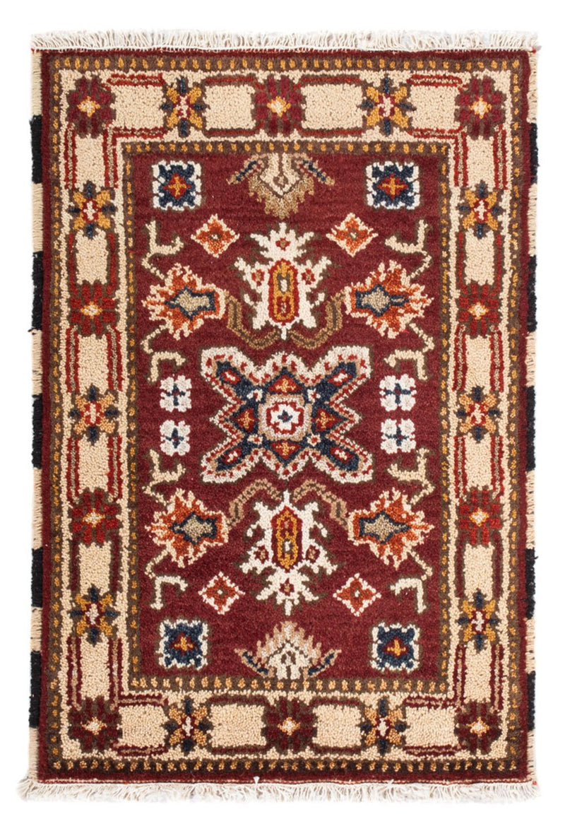Orientalsk tæppe - 94 x 64 cm - rød