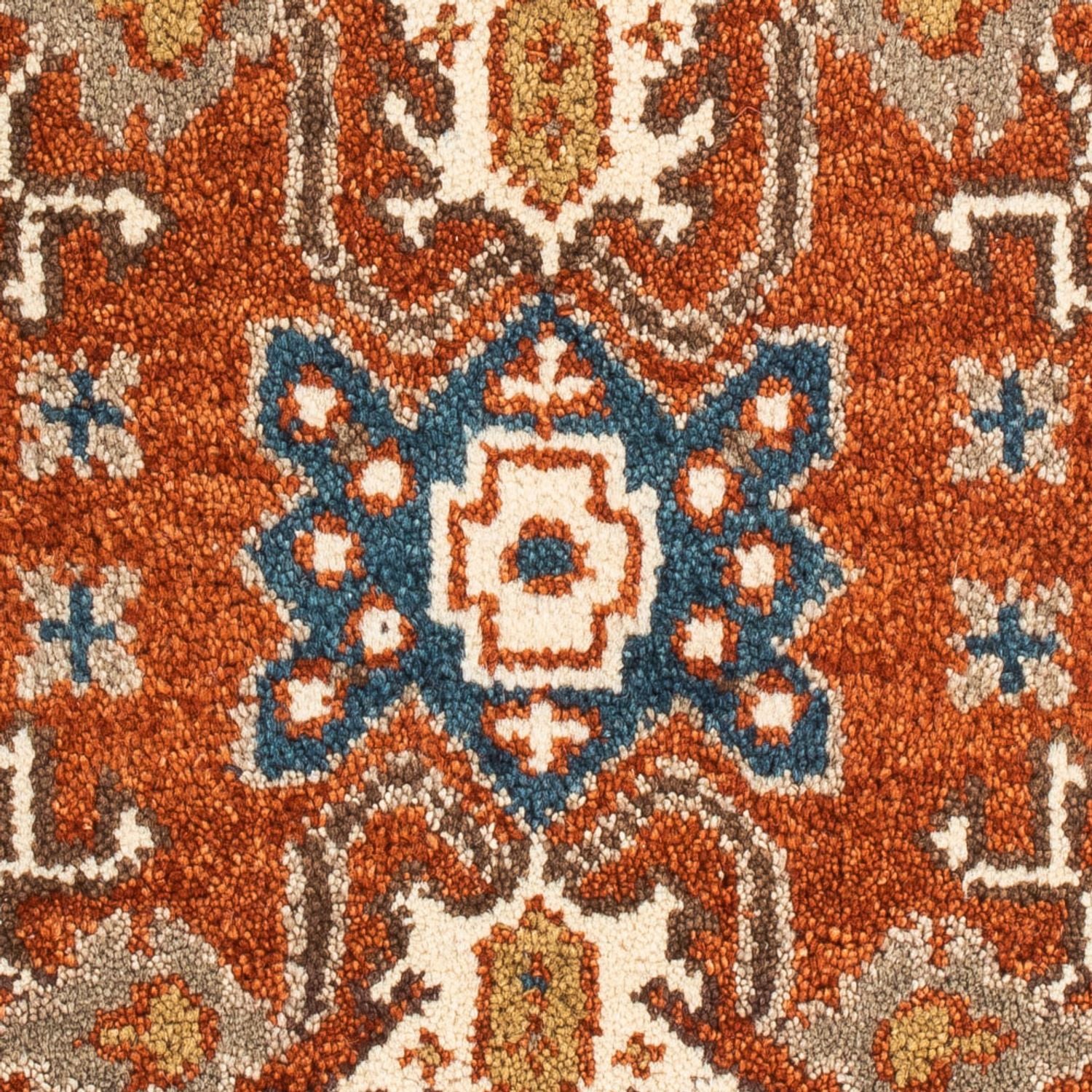 Orientalsk tæppe - 93 x 63 cm - rust