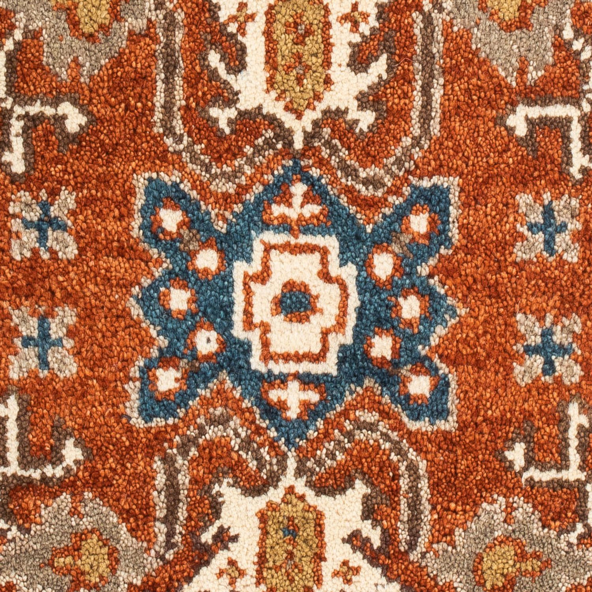 Orientalsk tæppe - 93 x 63 cm - rust