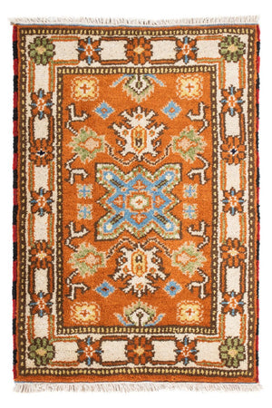 Orientalsk tæppe - 92 x 62 cm - orange