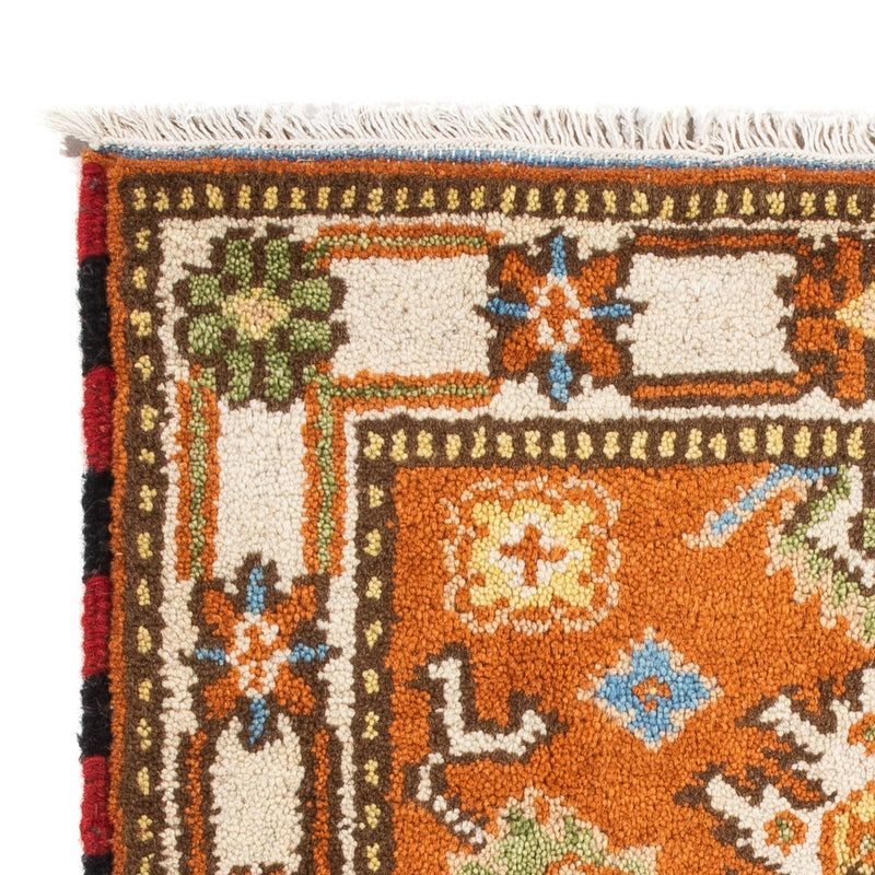 Orientalsk tæppe - 92 x 62 cm - orange