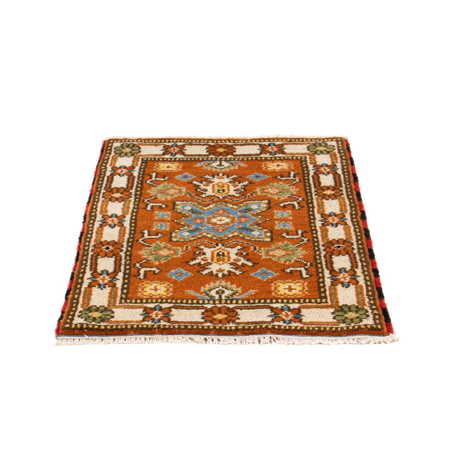Orientalsk tæppe - 92 x 62 cm - orange