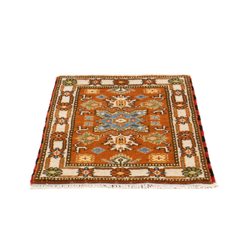 Orientalsk tæppe - 92 x 62 cm - orange