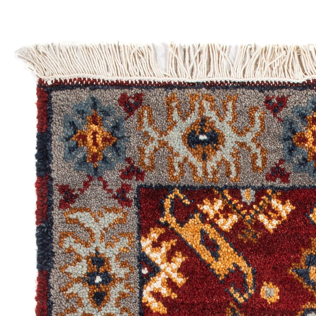 Orientalsk tæppe - 91 x 62 cm - rød