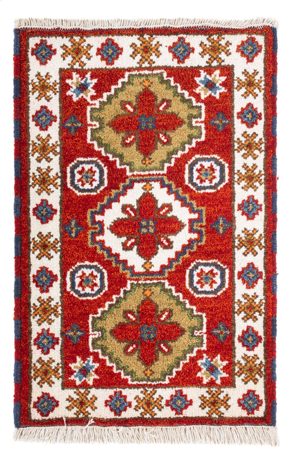Orientalsk tæppe - 94 x 62 cm - rød
