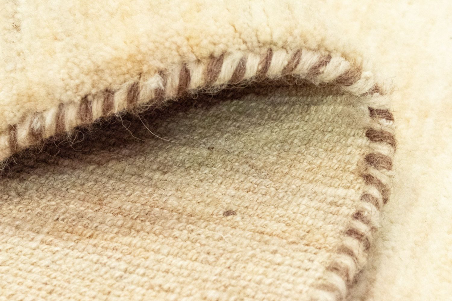 Løber Gabbeh-tæppe - Persisk - 304 x 82 cm - beige
