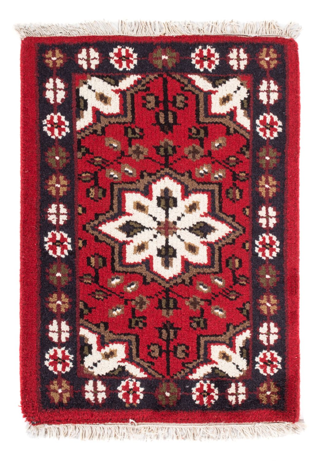 Orientalsk tæppe - 90 x 60 cm - rød
