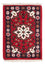 Orientalsk tæppe - 90 x 60 cm - rød