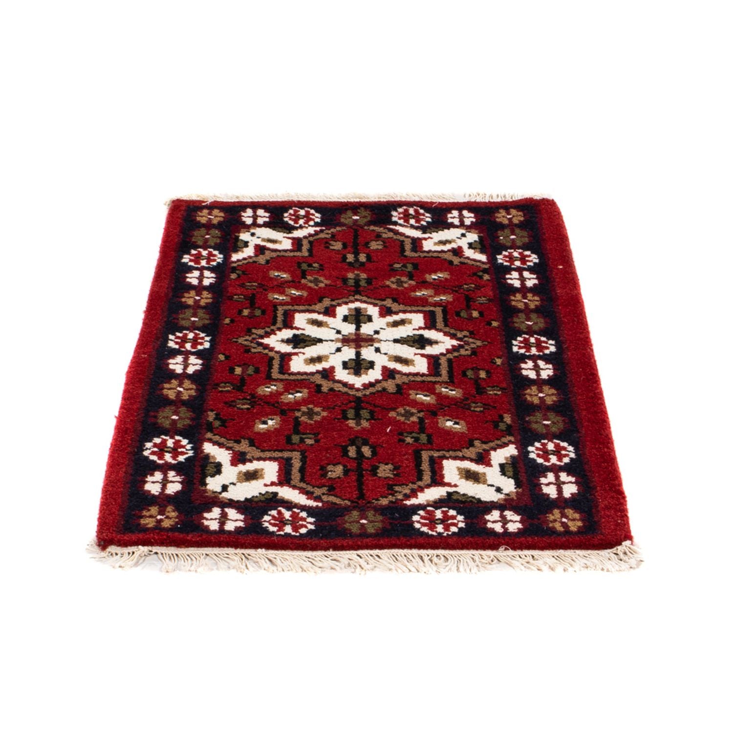 Orientalsk tæppe - 90 x 60 cm - rød