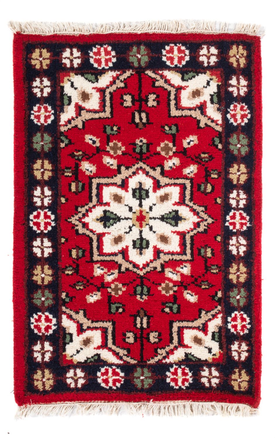 Orientalsk tæppe - 90 x 60 cm - rød