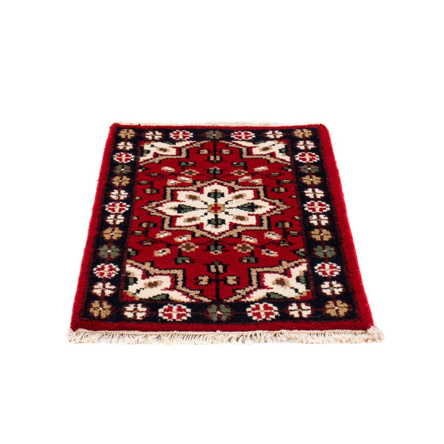 Orientalsk tæppe - 90 x 60 cm - rød